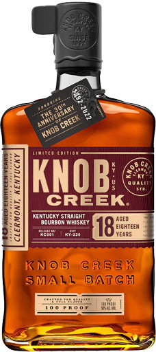 Knob Creek Kentucky Bourbon 18 Year Old 100 Proof 750ml