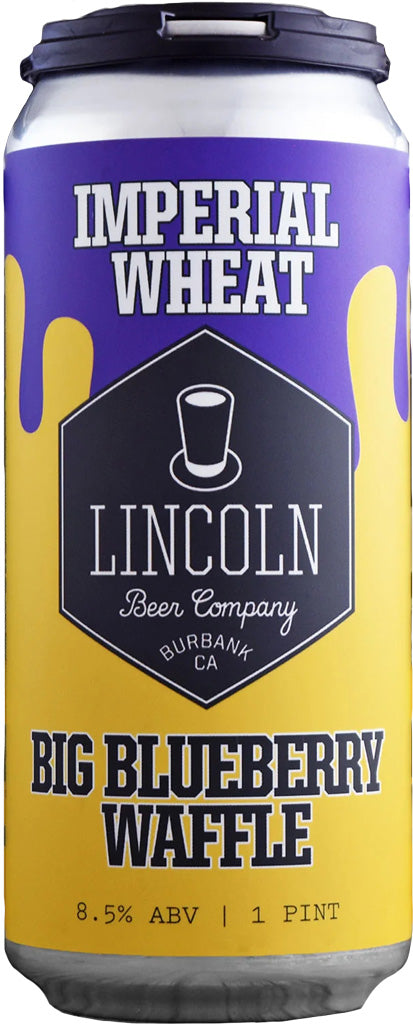 Lincoln Beer Big Blueberry Waffle Wheat Ale 16oz Can