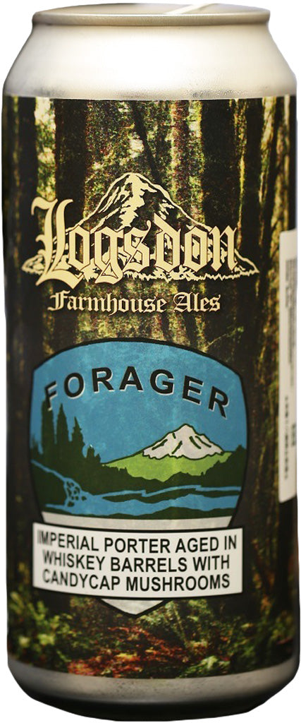Logsdon Forager BA Candycap Mushroom Porter 16oz Can