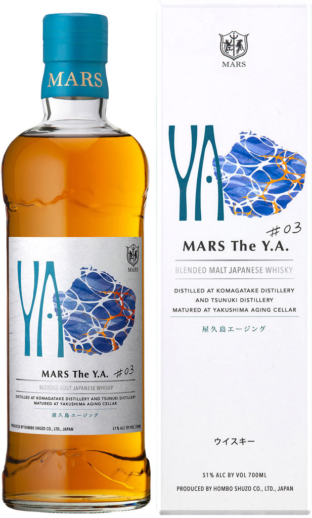 MARS The Y.A. ＃03 ウイスキー 700ml 51% Mars Shinshu Japanese Whisky The Y.A. #03 700ml – Mission Wine