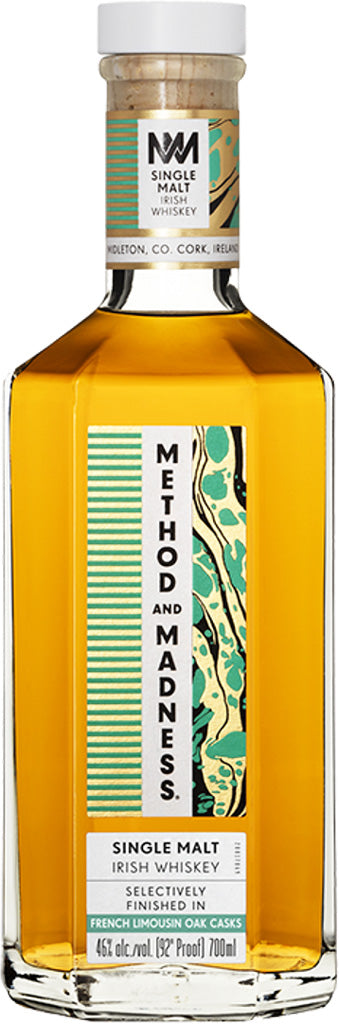 Method And Maddness Single Malt Irish Whiskey 700ml