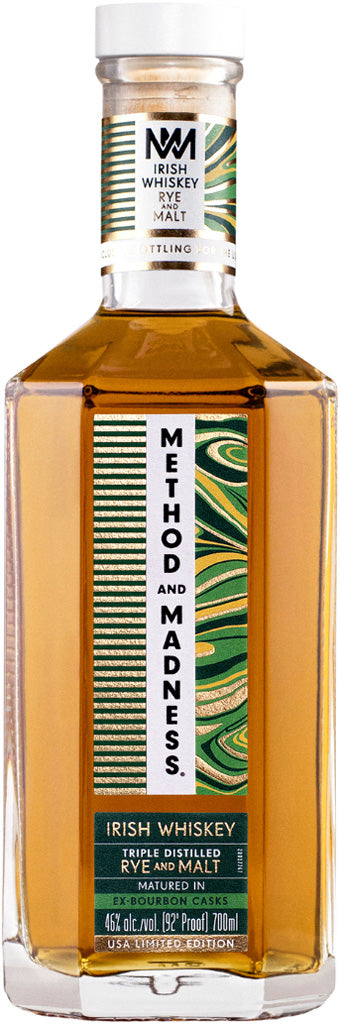 Method & Madness Rye and Malt Irish Whiskey 700ml