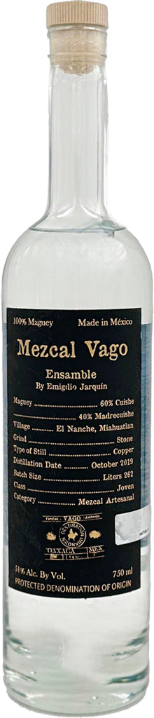 Mezcal Vago Ensamble Jarquin 750ml
