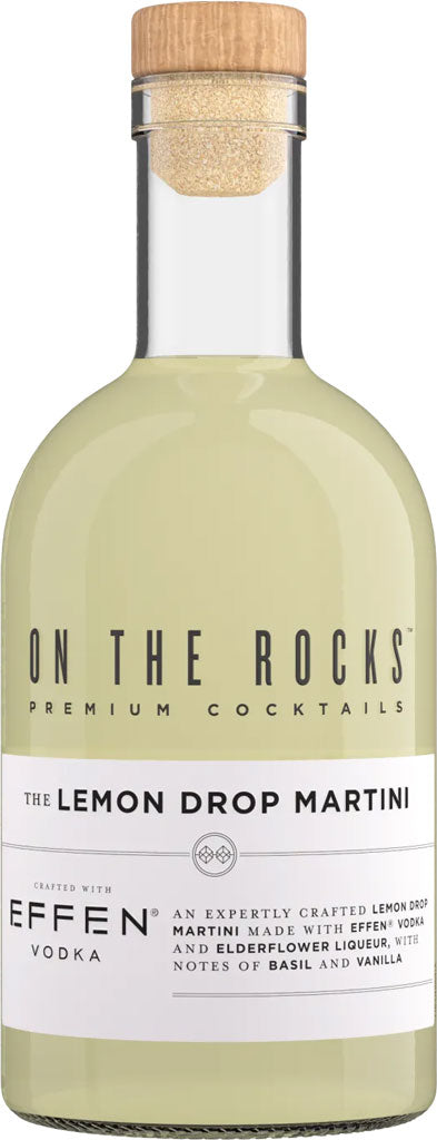 On The Rocks Effen The Lemon Drop Martini 375ml – Mission Liquor
