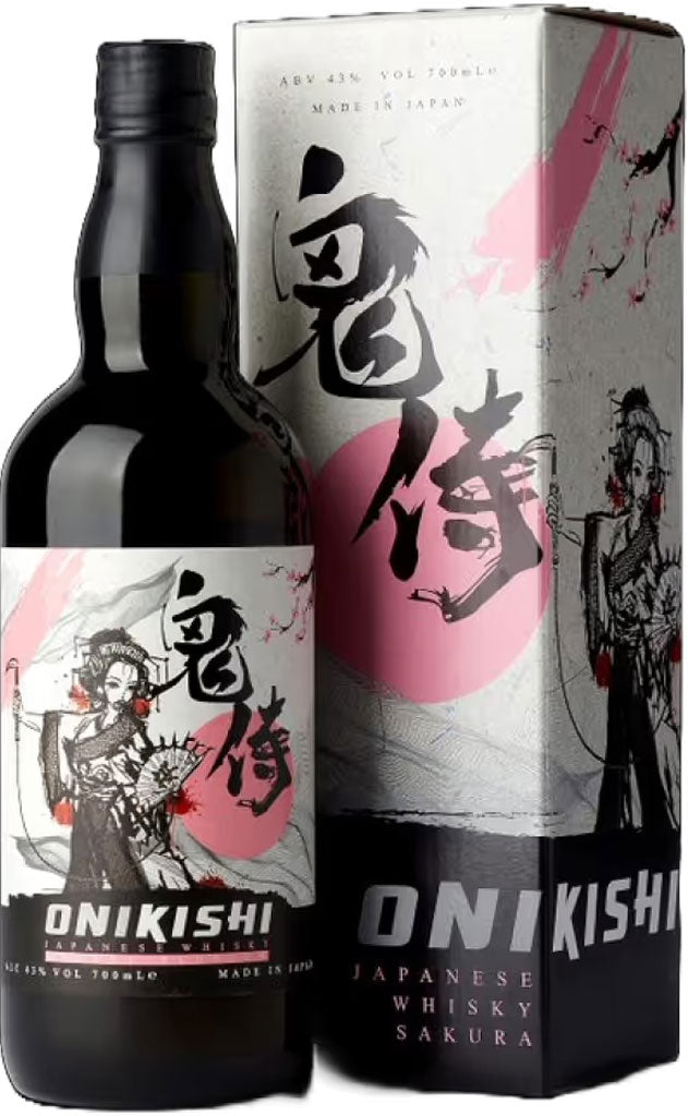 Onikishi Sakura Cherry Blossom Japanese Whisky 700ml – Mission