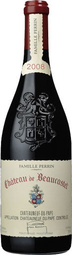 Perrin & Fils Chateau De Beaucastel Chateauneuf-Du-Pape Rouge 2008 750ml-0