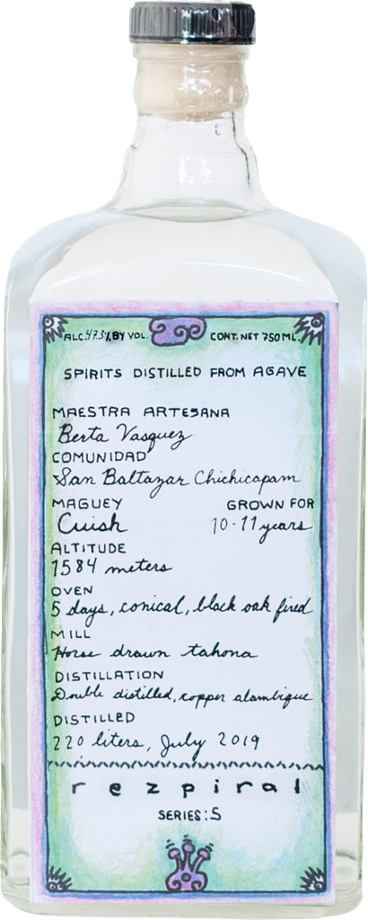 Rezpiral Berta Vasquez Cuishe Agave Spirit 750ml