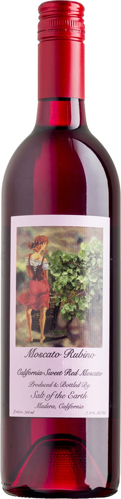 Salt of the Earth Sweet Red Moscato Rubino 2022 750ml