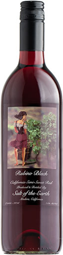 Salt of the Earth Sweet Red Moscato Rubino Black 2023 750ml-0