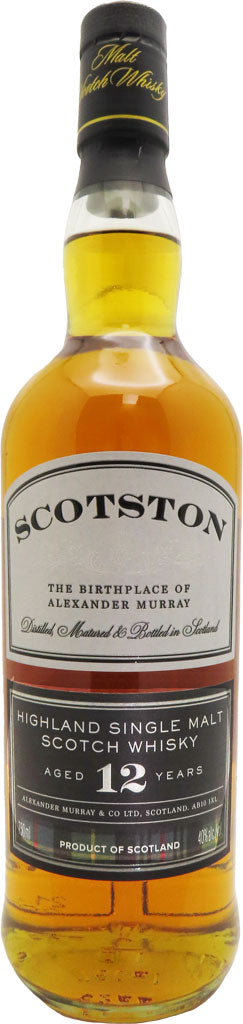 Scotston Highland Single Malt 12 Year Old 750ml-0