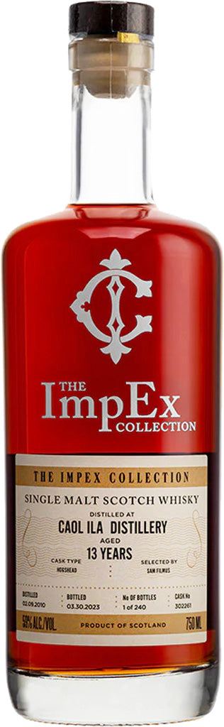 The ImpEx Collection Caol Ila Distillery 2010 13 Year Old 750ml