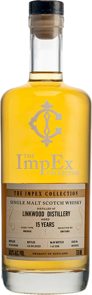 The ImpEx Collection Linkwood Distillery 2008 15 Year Old 750ml