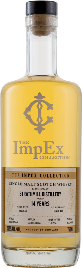 The ImpEx Collection Strathmill Distillery 2009 14 Year Old Single Malt Whisky 750ml-0