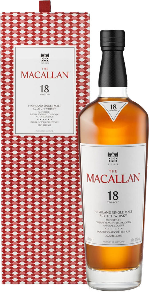 The Macallan Double Cask 18 Year Old Single Malt Whisky 750ml