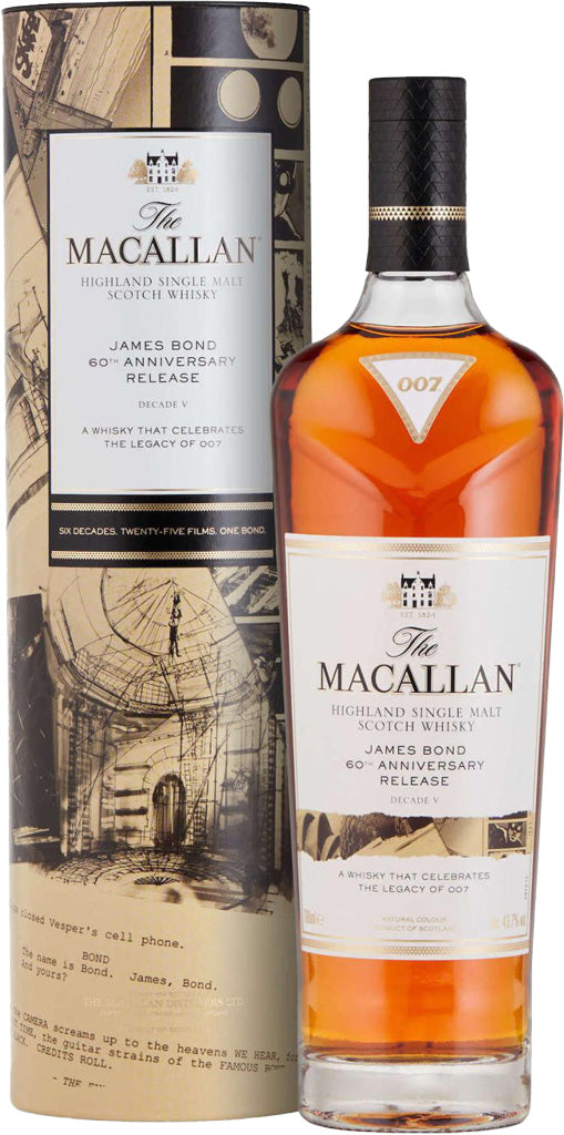 The Macallan James Bond 60th Anniversary Decade V 700ml (Limit 1)