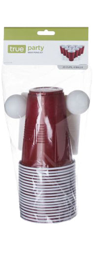 True Party Beer Pong Kit 20 Cups