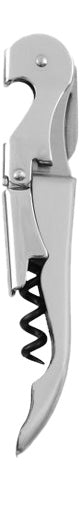 True Stainless Steel Double Hinged Corkscrew