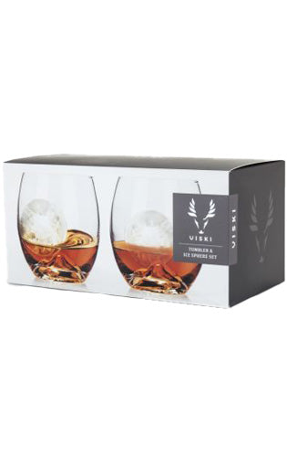 Viski Tumbler & Ice Set