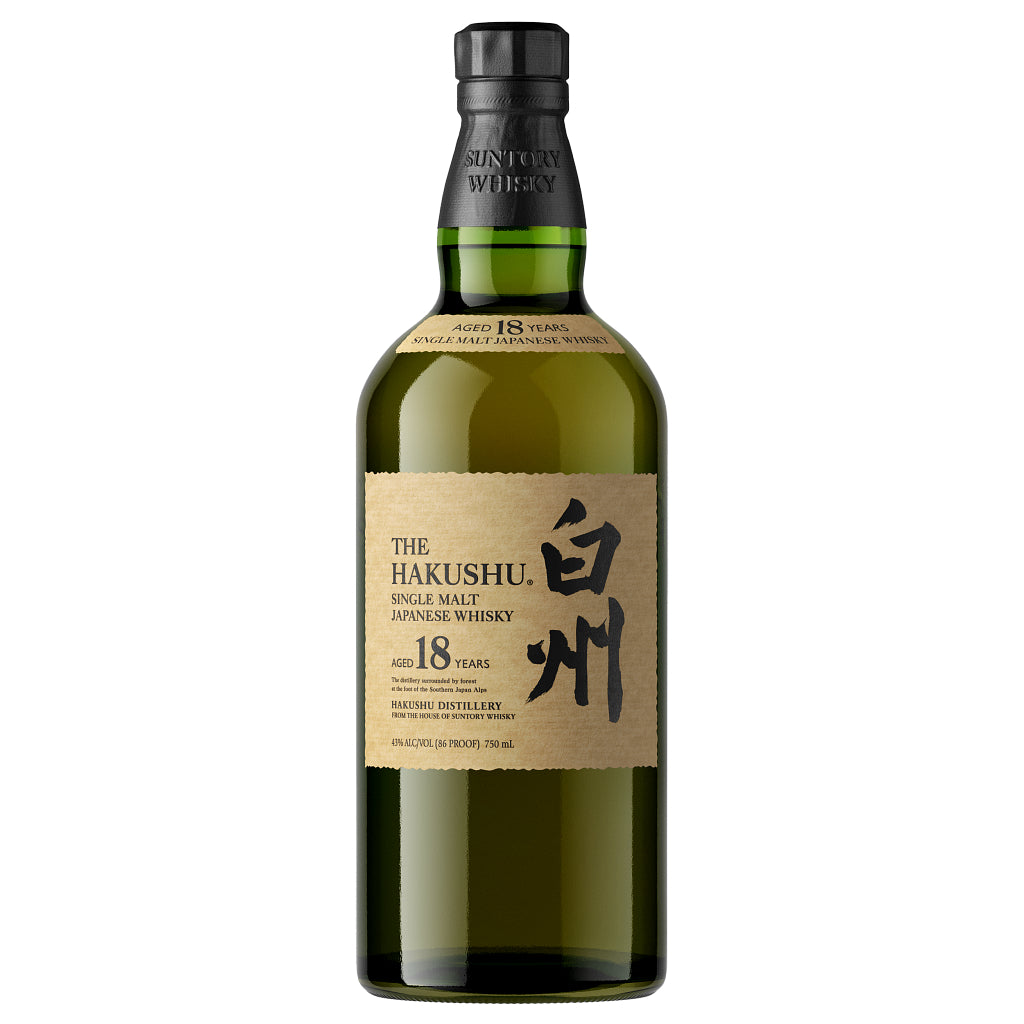 Suntory Hakushu Single Malt 18 Year Old 750ml (Limit 1)