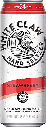 White Claw Strawberry 24oz Can