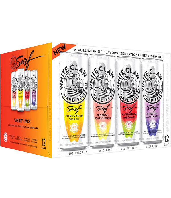 White Claw Variety Pack Surf 12pk Cans