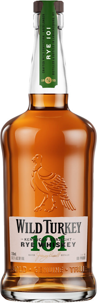 Wild Turkey 101 Proof Rye Whiskey 750ml – Mission Liquor