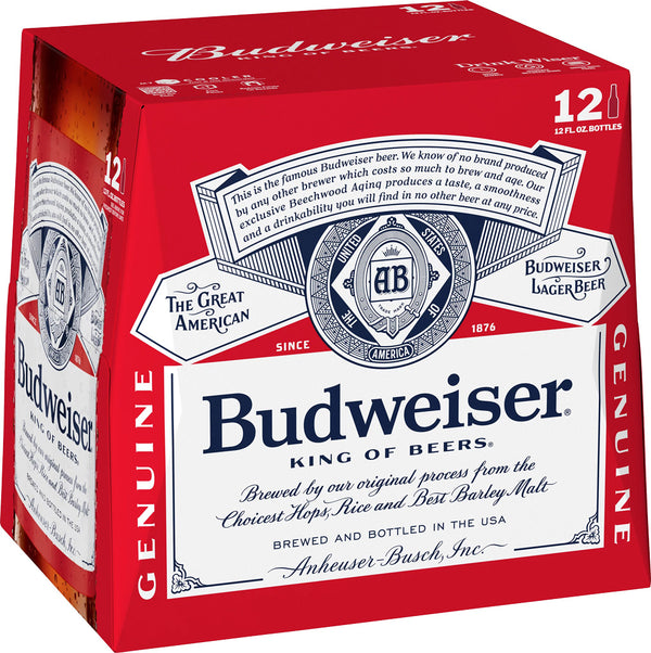 Budweiser 12pk Bottles