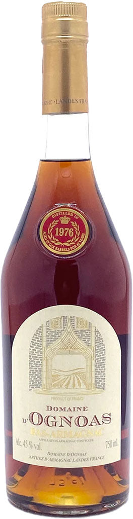 Domaine d'Ognoas Vintage Armagnac 1976 750ml – Mission Wine & Spirits