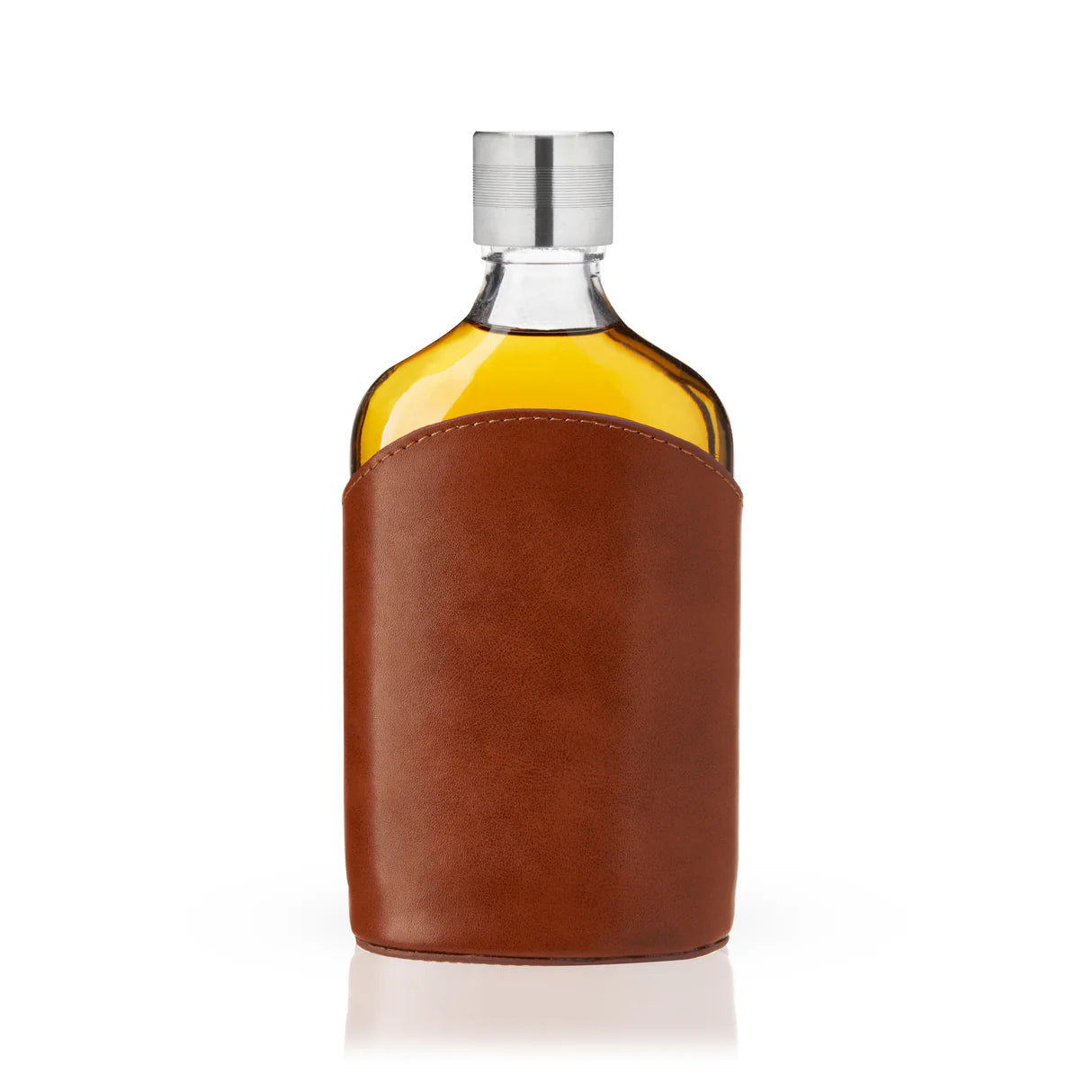 Viski Parker Leather Flask-0