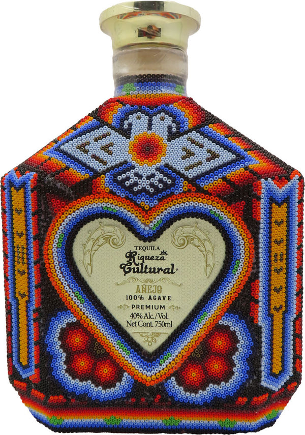 Riqueza Cultural Tequila Anejo Corazon Huichol 750ml