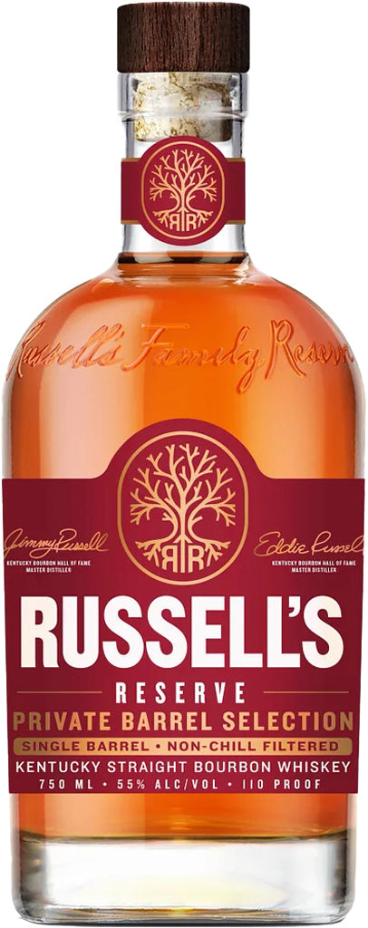 Russell's Reserve 8 Year Old Mission Exclusive 55% ABV Single Barrel #0224 Kentucky Bourbon 750ml