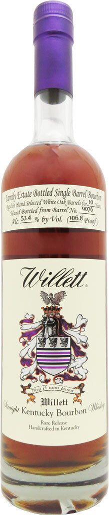 Willett Mission Exclusive Family Estate Single Barrel Bourbon 10 Year Old 106.8 Proof 750ml-0