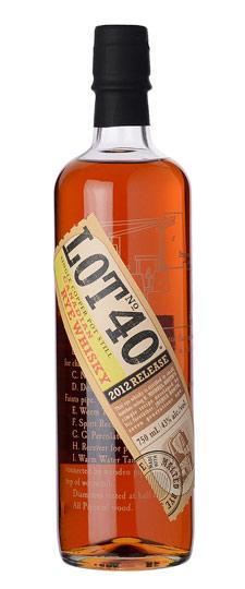 Lot 40 Canadian Rye Whisky 750ml