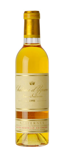 Chateau D'Yquem Sauternes 1998 375ml