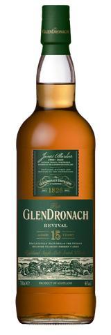 Glendronach Revival 15 Year Old Single Malt Whisky 750ml