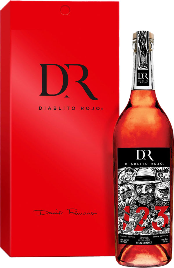 123 Organic Tequila Extra Anejo Diablito Rojo 750ml