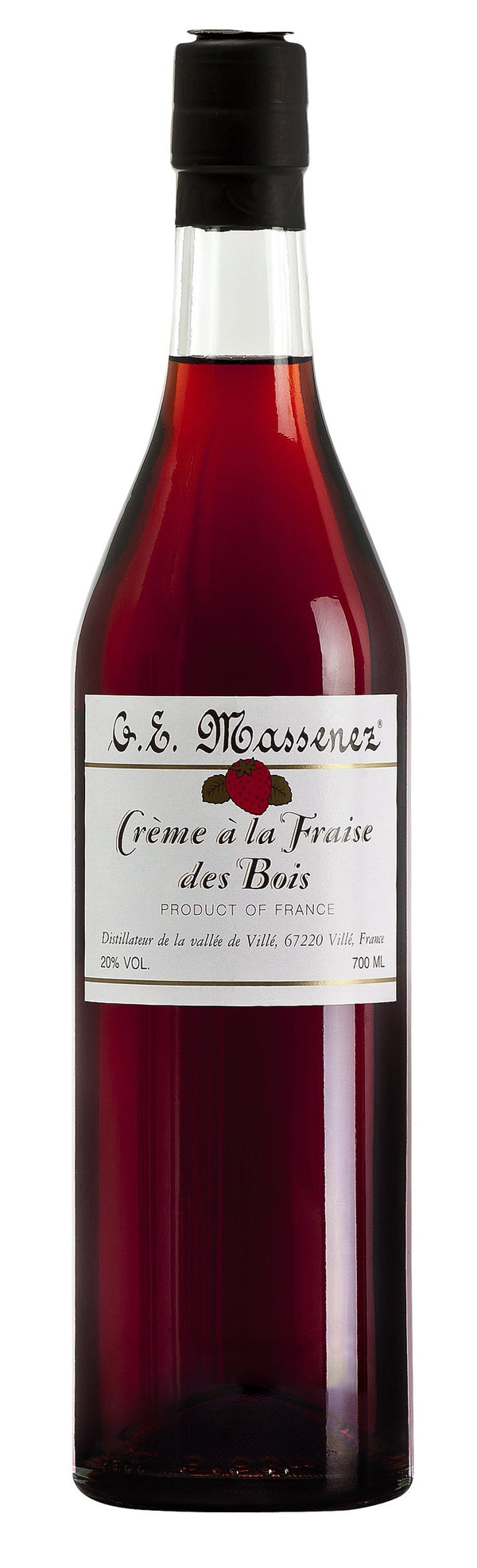 G.E. Massenez Creme A La Fraise Des Bois 750ml