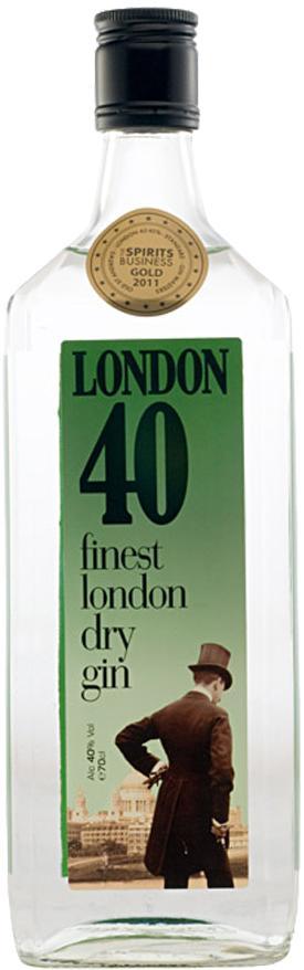 London 40 Dry Gin 750ml