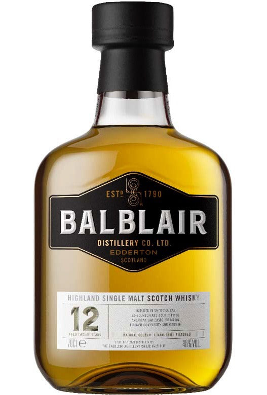 Balblair Single Malt Whisky 12 Year Old 750ml – Mission Wine & Spirits