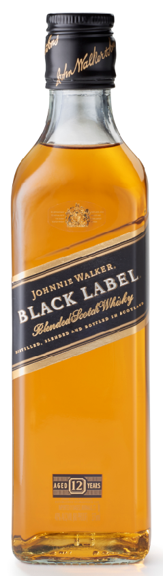 Johnnie Walker Black Label Blended Scotch Whisky 375ml