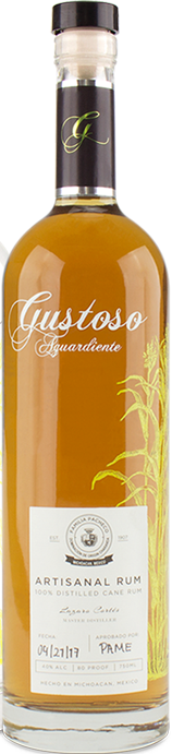 Gustoso Aguardiente Artisinal Rum Dark 750ml