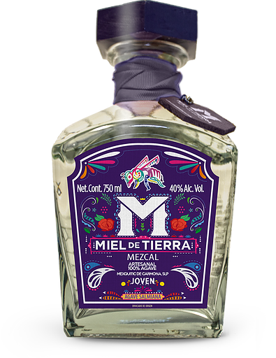 Miel de Tierra Mezcal Salmiana Joven 750ml