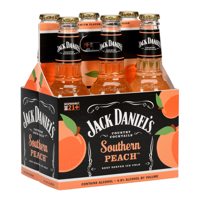 Jack Daniel's Country Cocktails Southern Peach 6pk
