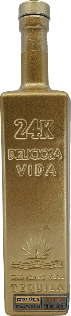24K Deliciosa Vida Extra Anejo Tequila 750ml