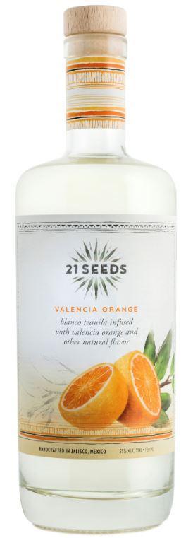 21 Seeds Valencia Orange Blanco Tequila 750ml