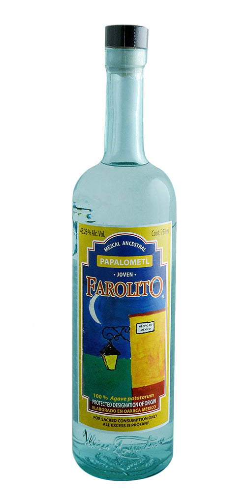Farolito Ancestral Mezcal Agave Papalometl 750ml