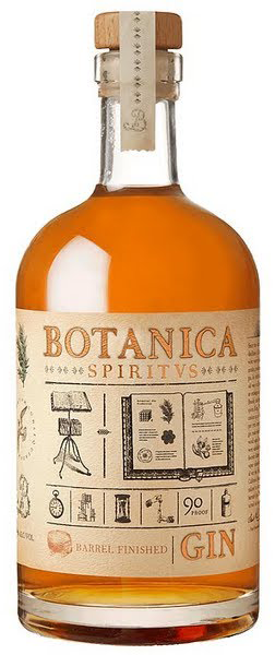 Botanica Barrel Finished Gin 90 Proof 750ml