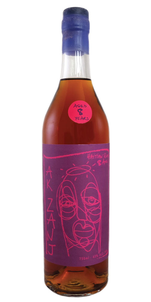 Ak Zanj 8 Year Old Haitian Rum 750ml
