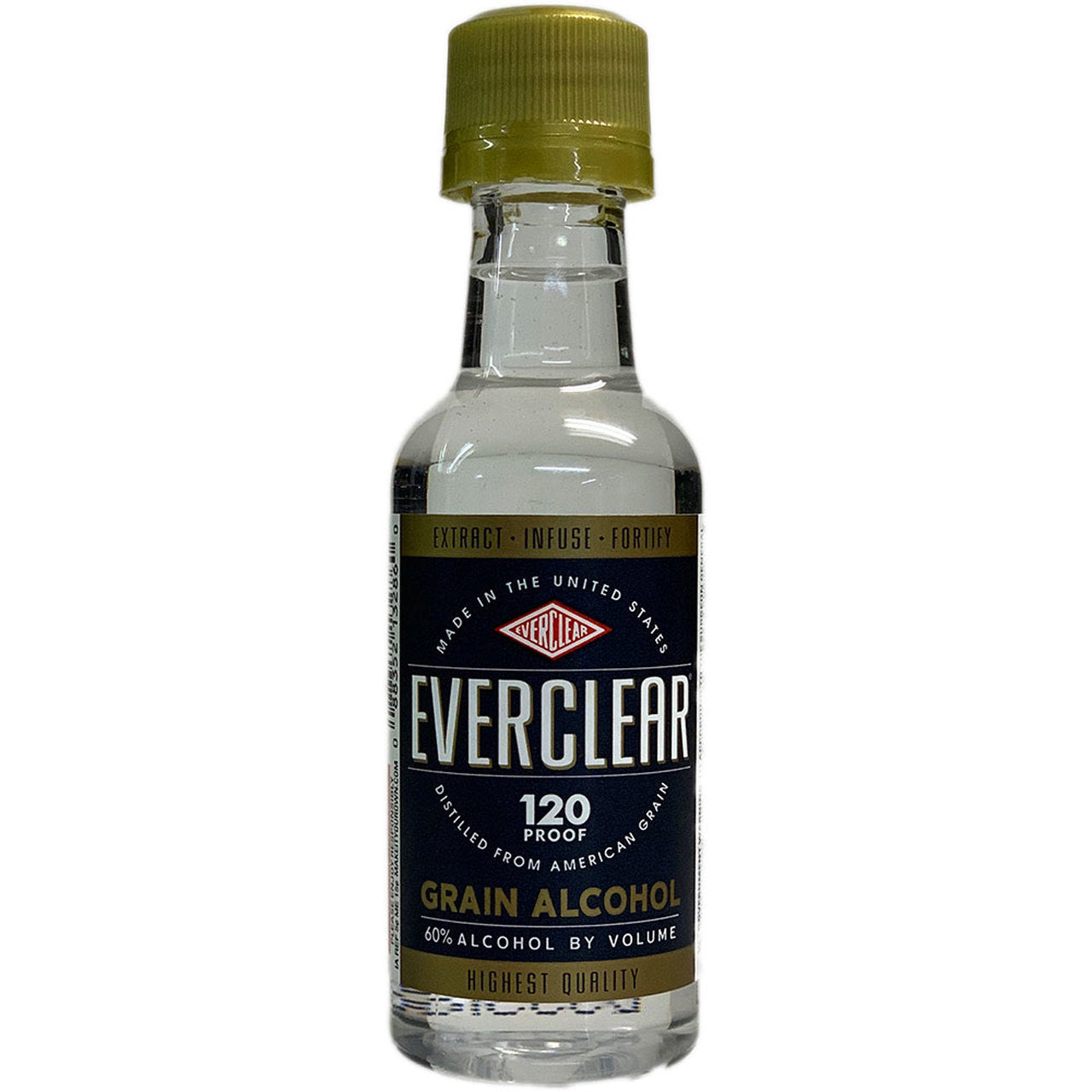 Everclear Grain Alcohol 120 Proof 50ml-0