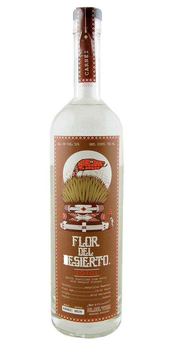 Flor del Desierto Carnei Sotol Mezcal 750ml